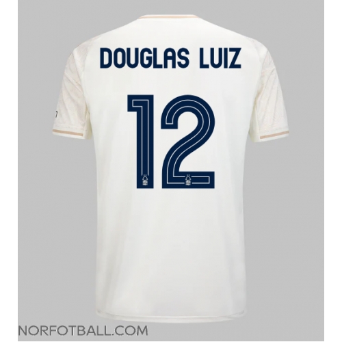 Billige Fotballdrakt Nottingham Forest Douglas Luiz #12 Replika Bortedrakt 2025-26 Kortermet Billige Fotballdrakt Nottingham Forest Douglas Luiz #12 Replika Bortedrakt 2025-26 Kortermet
